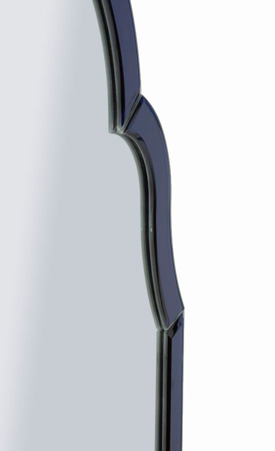 Tangier Blauwe Wandspiegel 80x47x1 cm