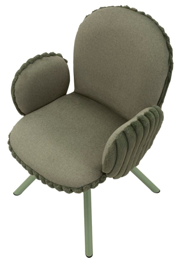 Stoel Stockholm -B- Groen Set 2 Stuks 83x64x68 cm
