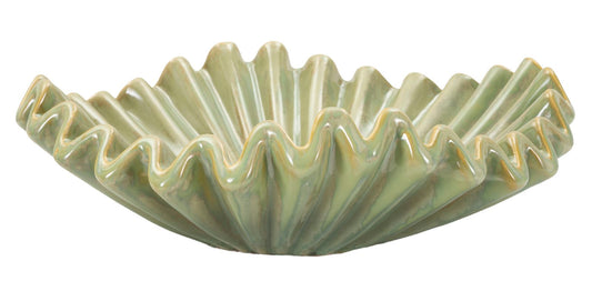 Pocket Venice Decoratieve Schaal Groen 13x40x40 cm