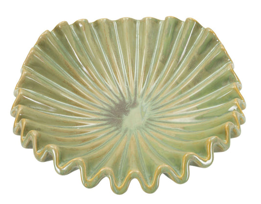 Pocket Venice Decoratieve Schaal Groen 13x40x40 cm