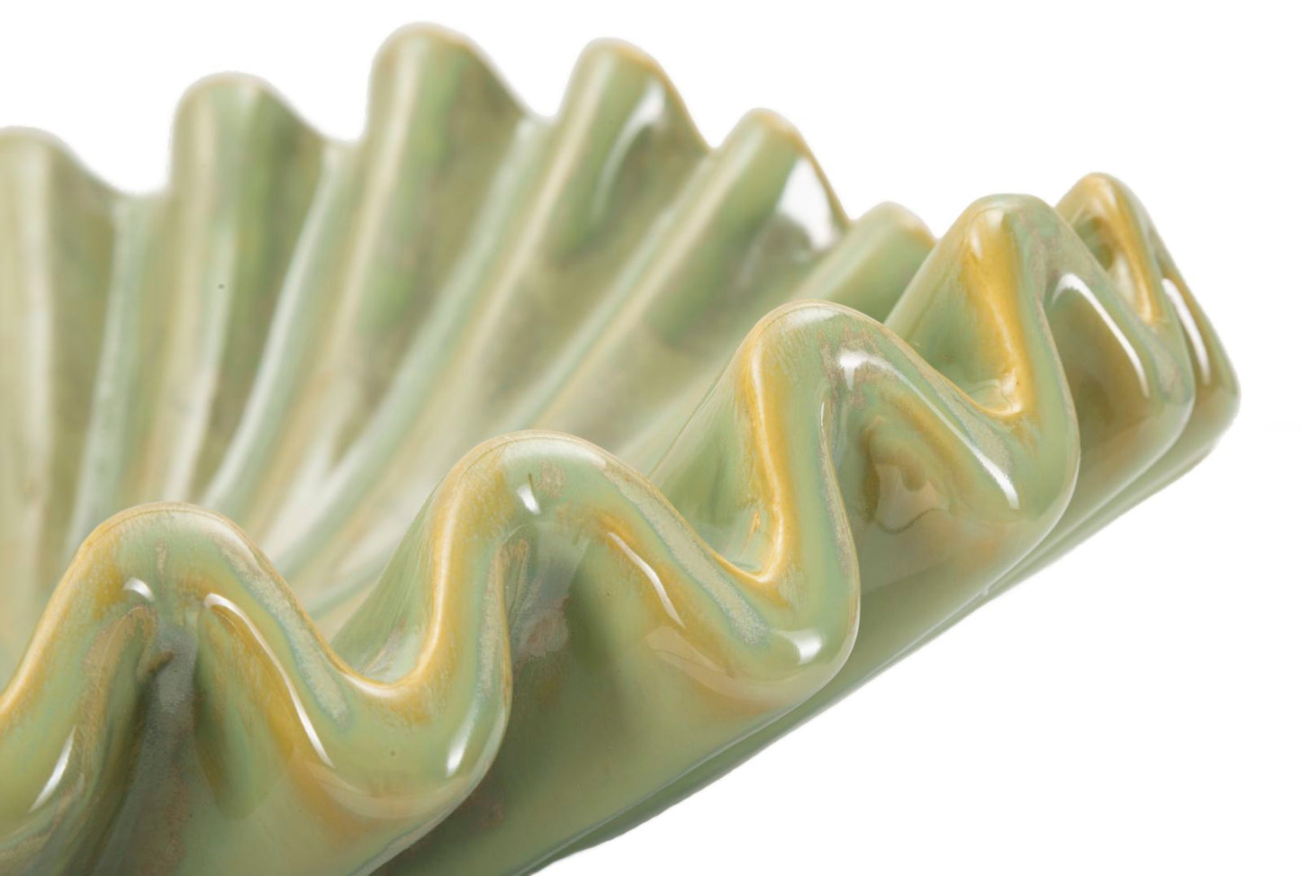 Pocket Venice Decoratieve Schaal Groen 13x40x40 cm