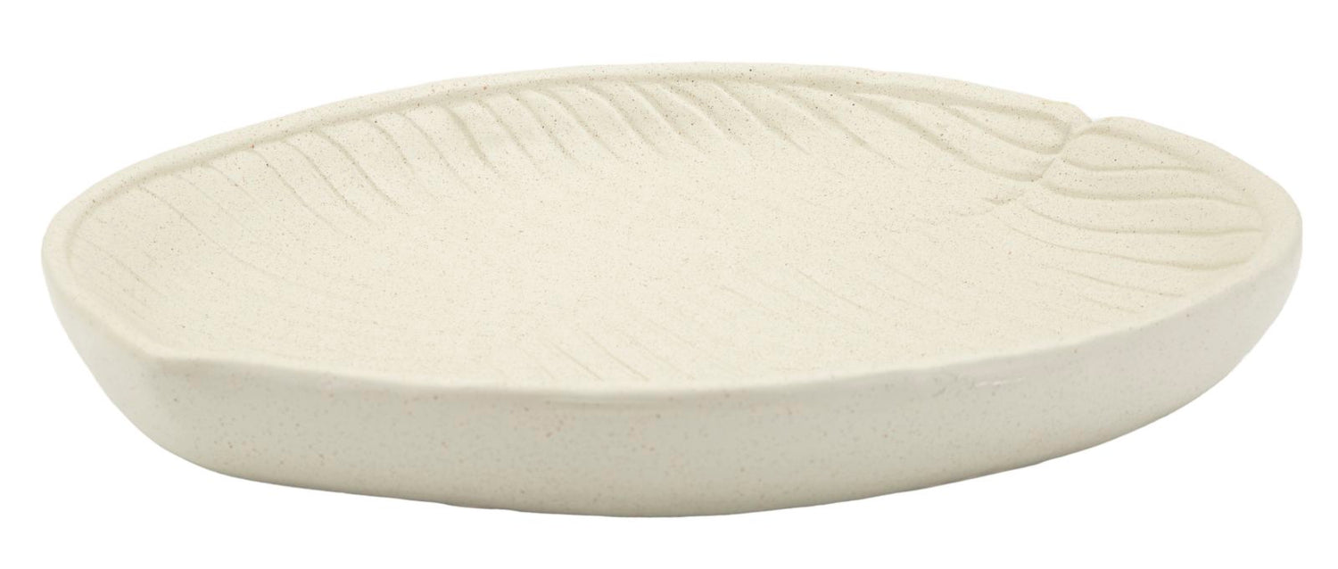 Stons Decoratieve Schaal Crème 29x33x4 cm