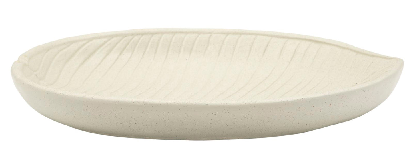 Stons Decoratieve Schaal Crème 29x33x4 cm