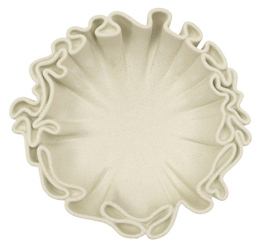 Stons Decoratieve Schaal Crème 7.5x30.5x29 cm