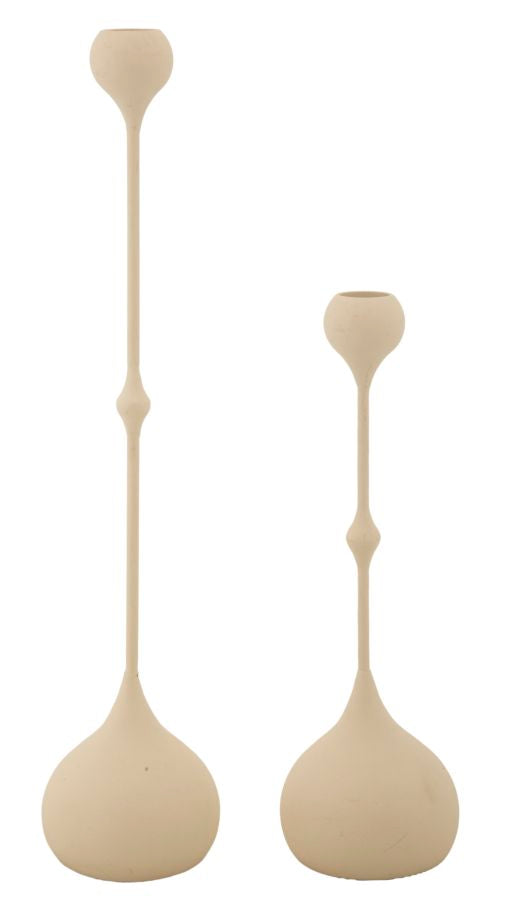 Kaarsenhouder Slimmy Cream Set 2 Stuks