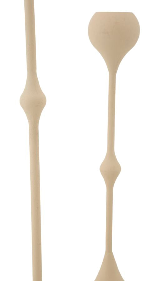 Kaarsenhouder Slimmy Cream Set 2 Stuks