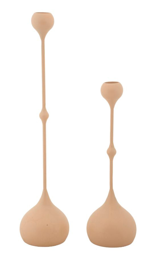 Kandelaar Slimmy Roze Set 2 Stuks