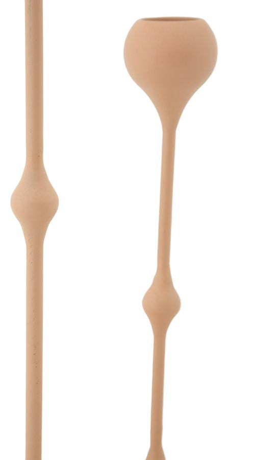 Kandelaar Slimmy Roze Set 2 Stuks