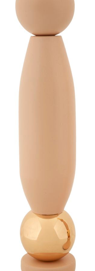 Kaarsenhouder Strek Roze Set 2 Stuks