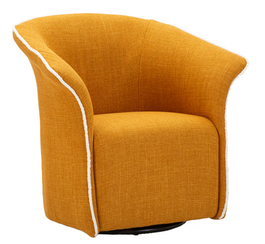 Senape Siena Draaifauteuil Mosterdgeel 80x83.5x66 cm
