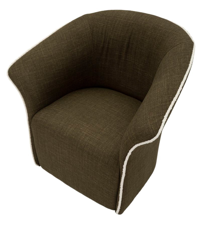 Siena Groen Draaifauteuil 80x83.5x66 cm