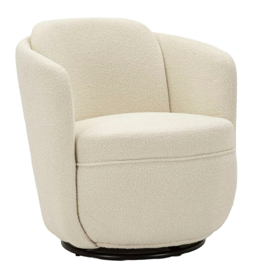 Torino Crème Draaifauteuil 75x70x72 cm