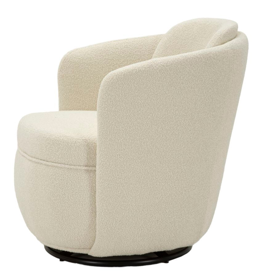 Torino Crème Draaifauteuil 75x70x72 cm