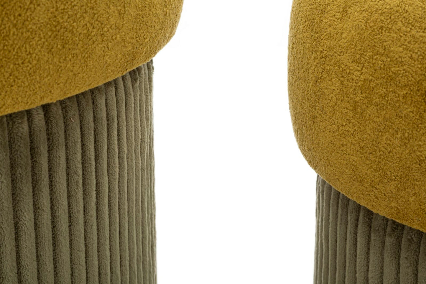 Opbergpuf Aspen Groen Set 2 Stuks
