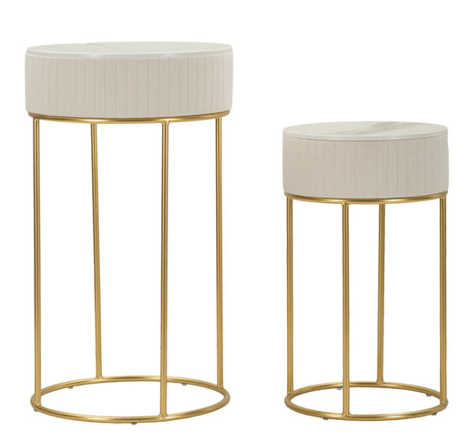 Wedding Bijzettafels Set 2 Stuks