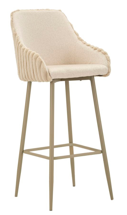 Barkruk Alaska -A- Crème Set 2 Stuks 111x52x46 cm
