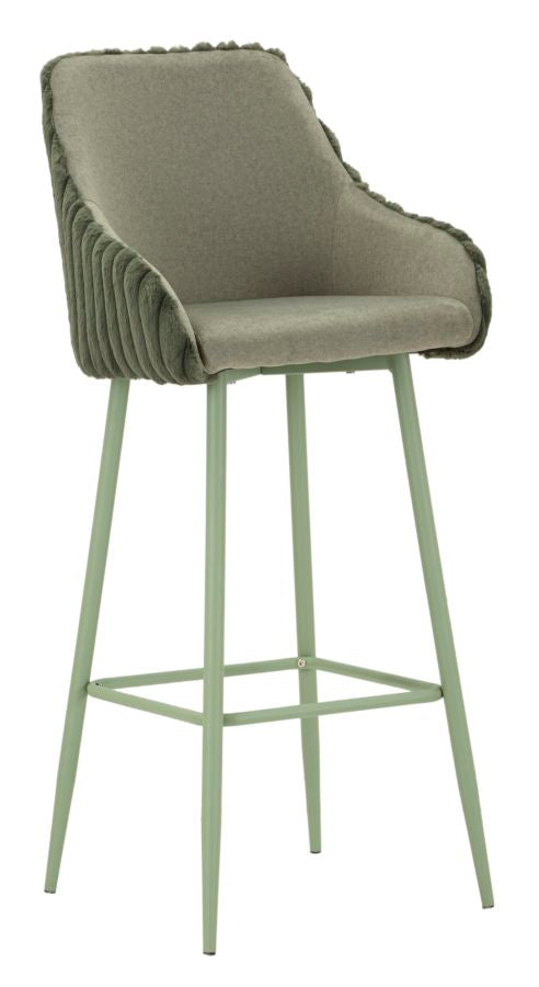 Barkruk Alaska Groen Set 2 Stuks 111x52x46 cm