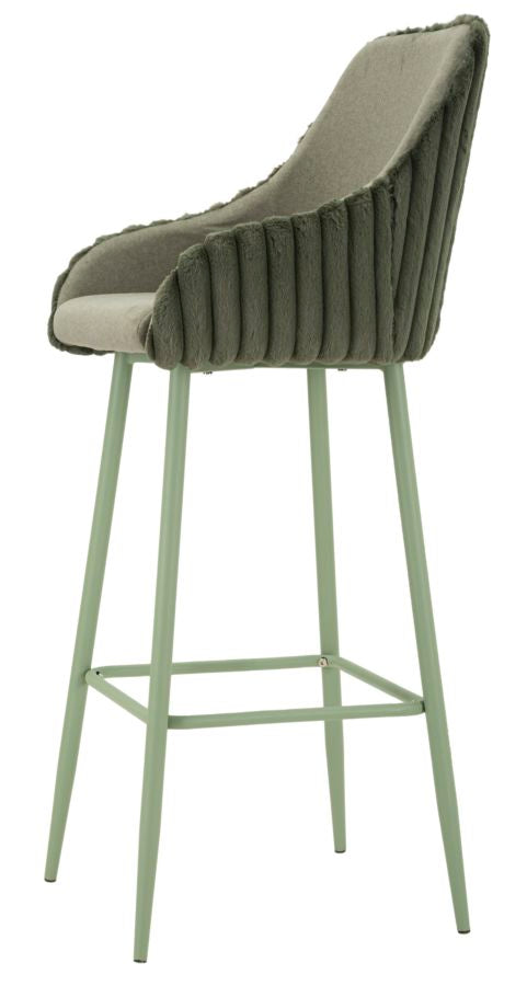 Barkruk Alaska Groen Set 2 Stuks 111x52x46 cm