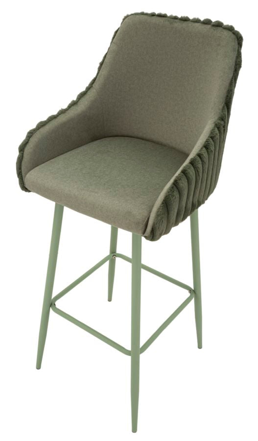 Barkruk Alaska Groen Set 2 Stuks 111x52x46 cm