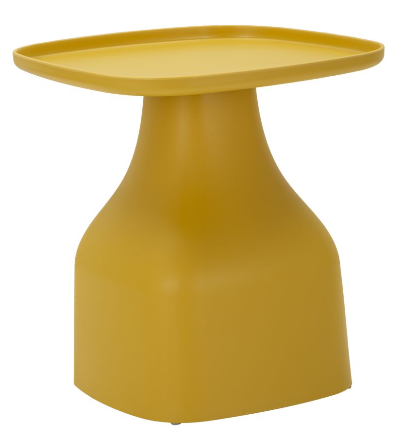 Gea Bijzettafel Geel 50x48x48 cm