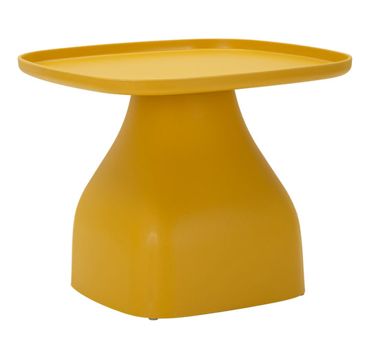 Gea Bijzettafel Geel 38x48x48 cm