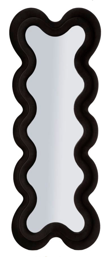 Monica Zwarte Wandspiegel 160x58x4 cm