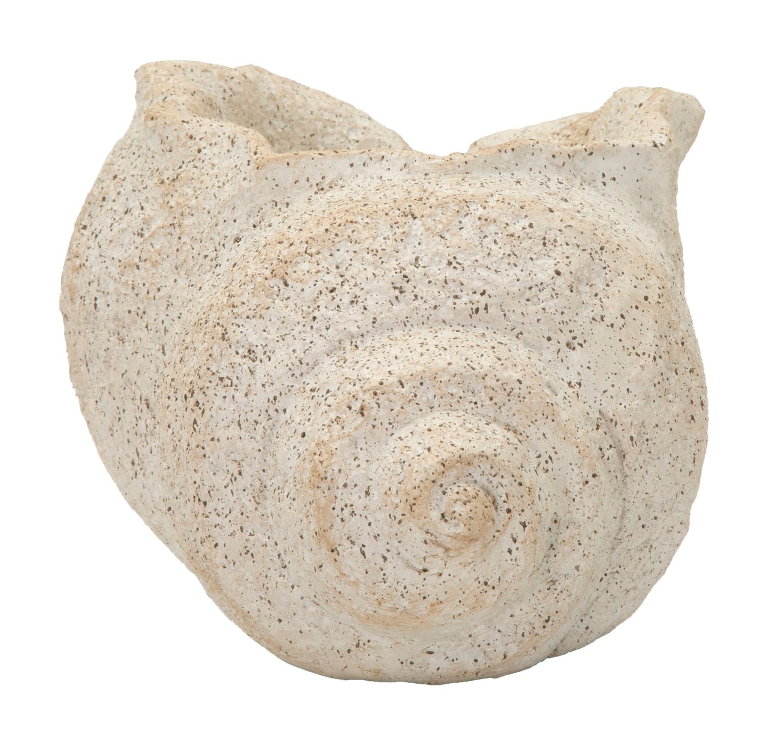 Shell Zandkleurige Vaas 18x35x23 cm