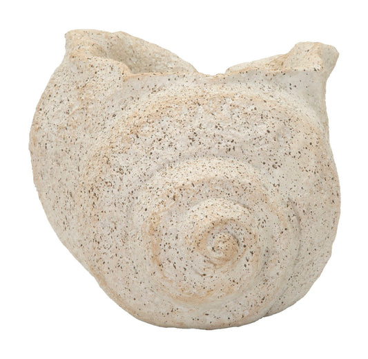 Shell Zandkleurige Vaas 18x35x23 cm