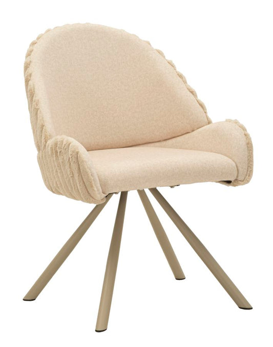 Stoel Stockholm -A- Crème Set 2 Stuks 85x58x53 cm