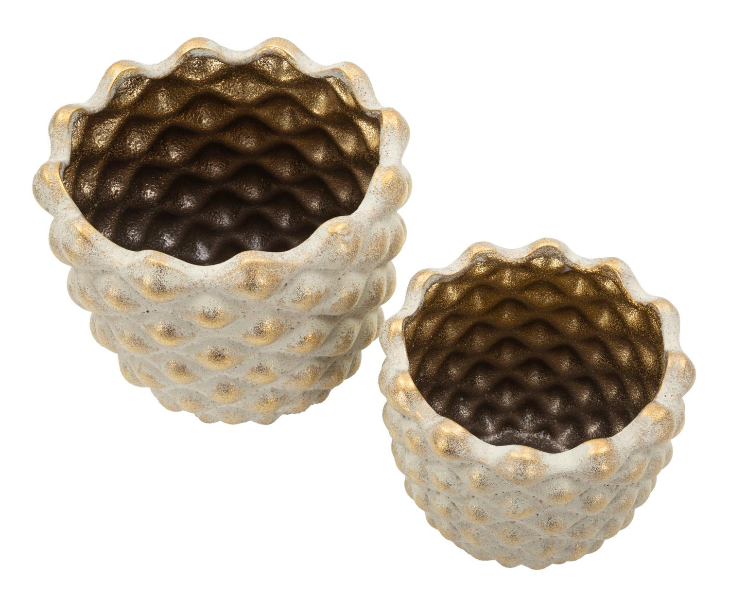 Pepitas Cachepot Set 2 Stuks 18x23x23 cm