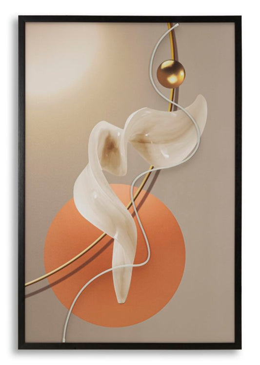 Canvas Schilderij Met LED Verlichting Abstract 120x80x4 cm