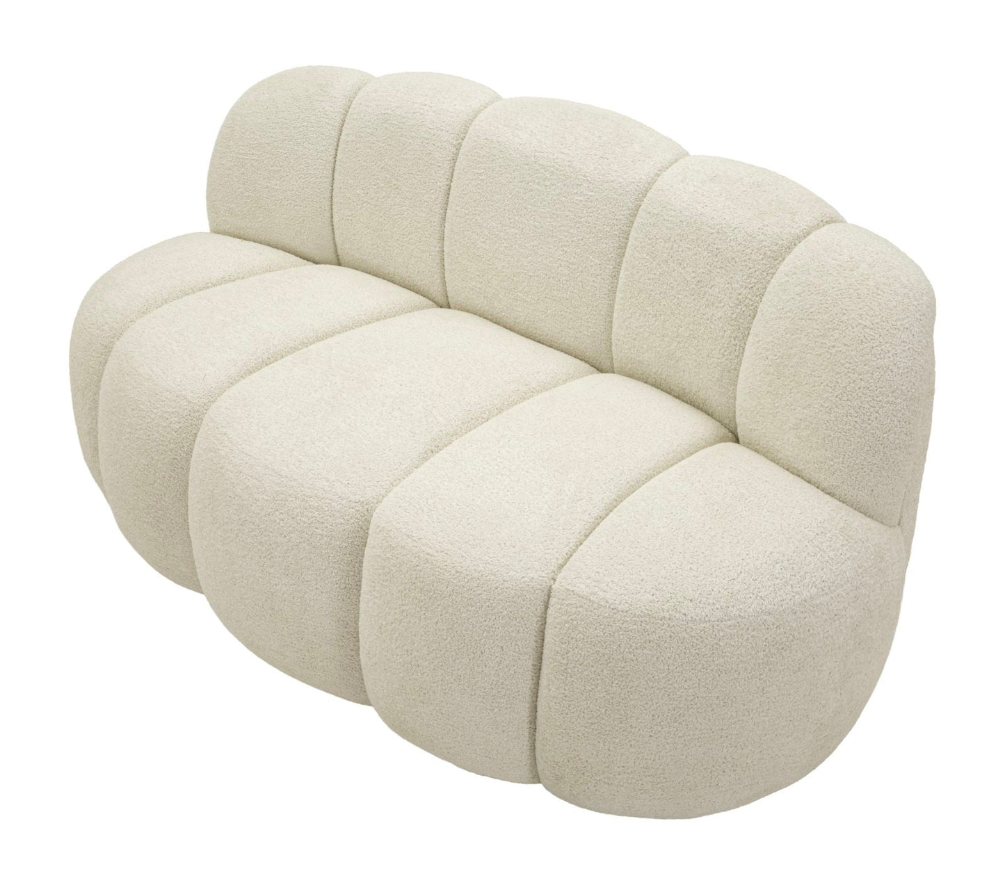 Ball 2 Seat Sofa Wit 69x145x80 cm