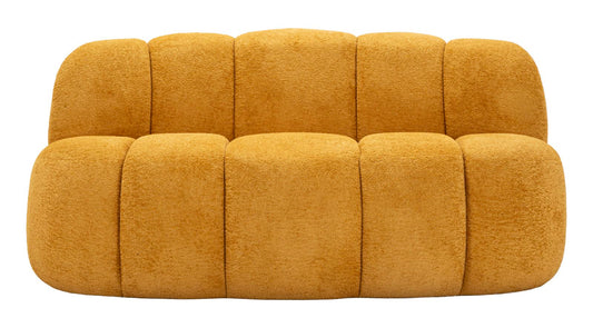 Ball 2 Seat Sofa Mosterdgeel 69x145x80 cm