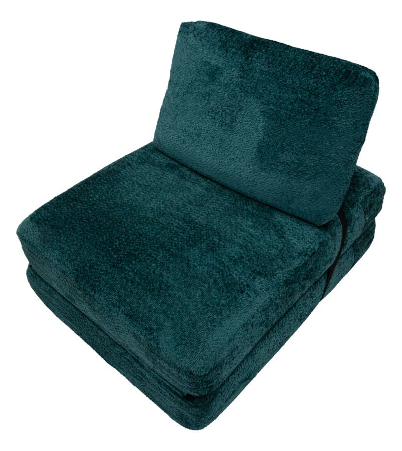 Faster Fauteuil-Bed Teal 80x80x100 cm