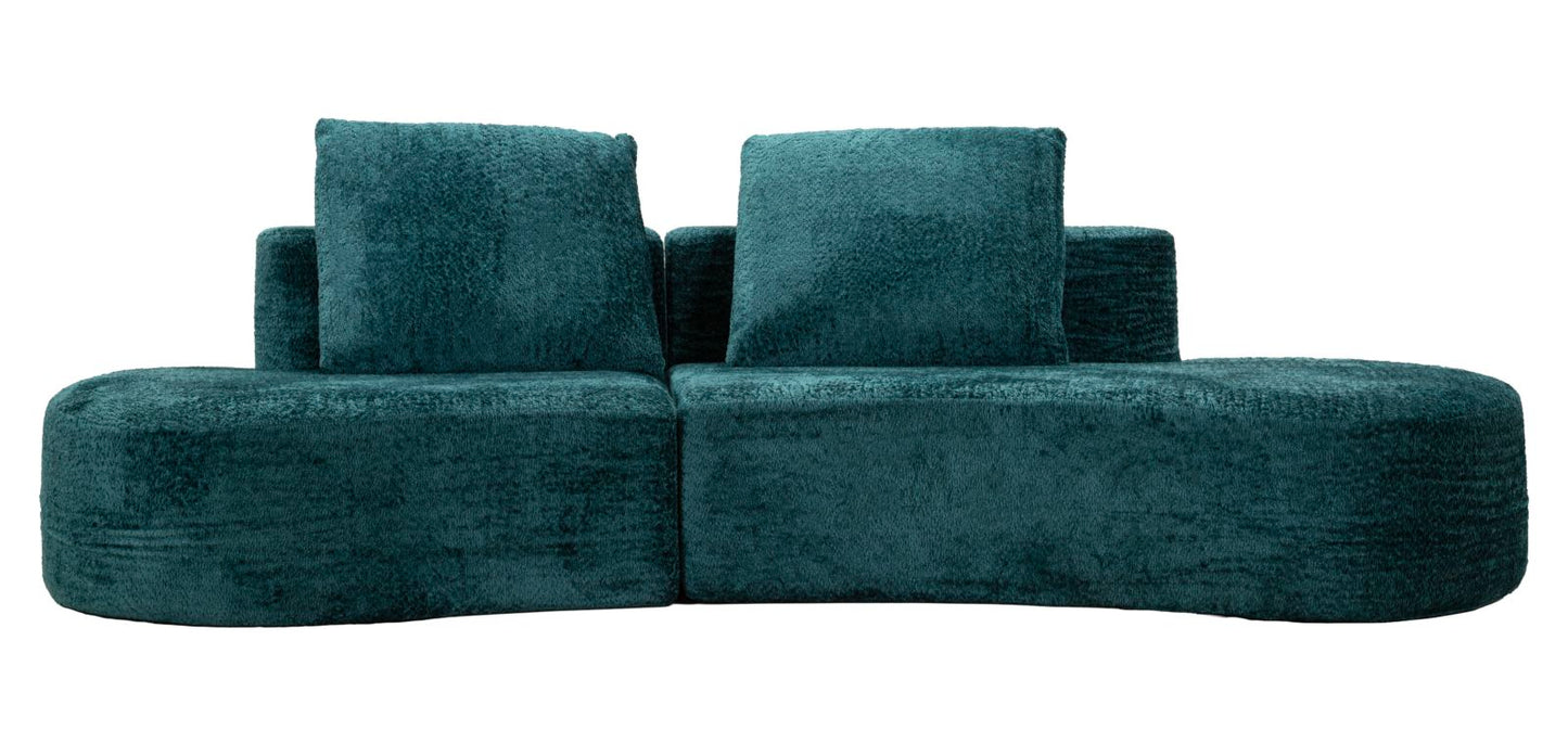 Island Bank Teal 78x238x92 cm