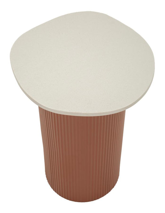 Frankfurt Marmeren Bijzettafel 53x35x37 cm