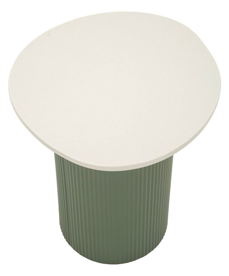 Frankfurt Marmeren Bijzettafel 45x40x42 cm