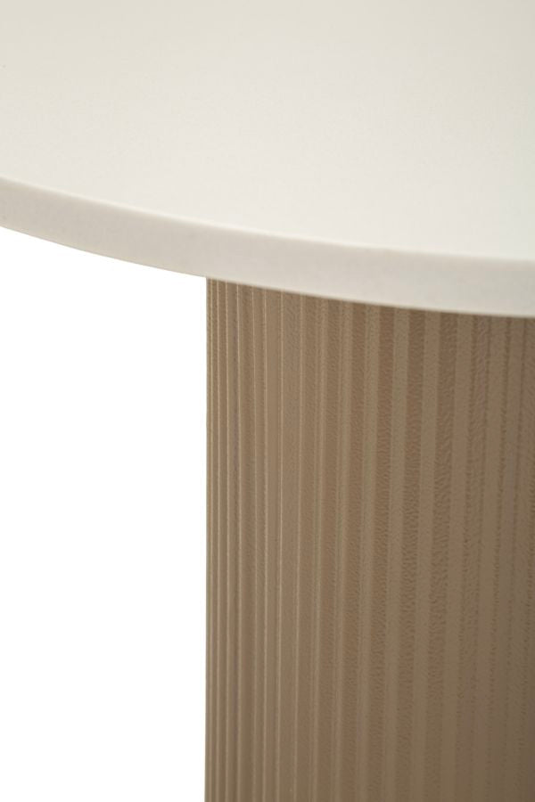 Frankfurt Marmeren Bijzettafel 39x46x48 cm