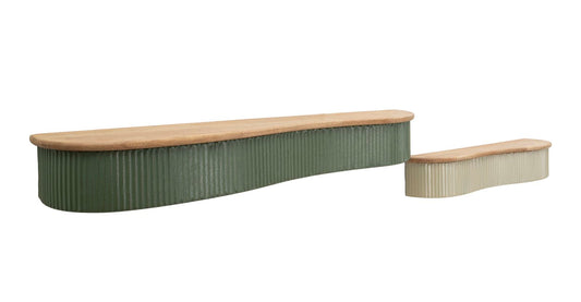 Frankfurt Wandplanken Set 2 Stuks 12x86x18 cm