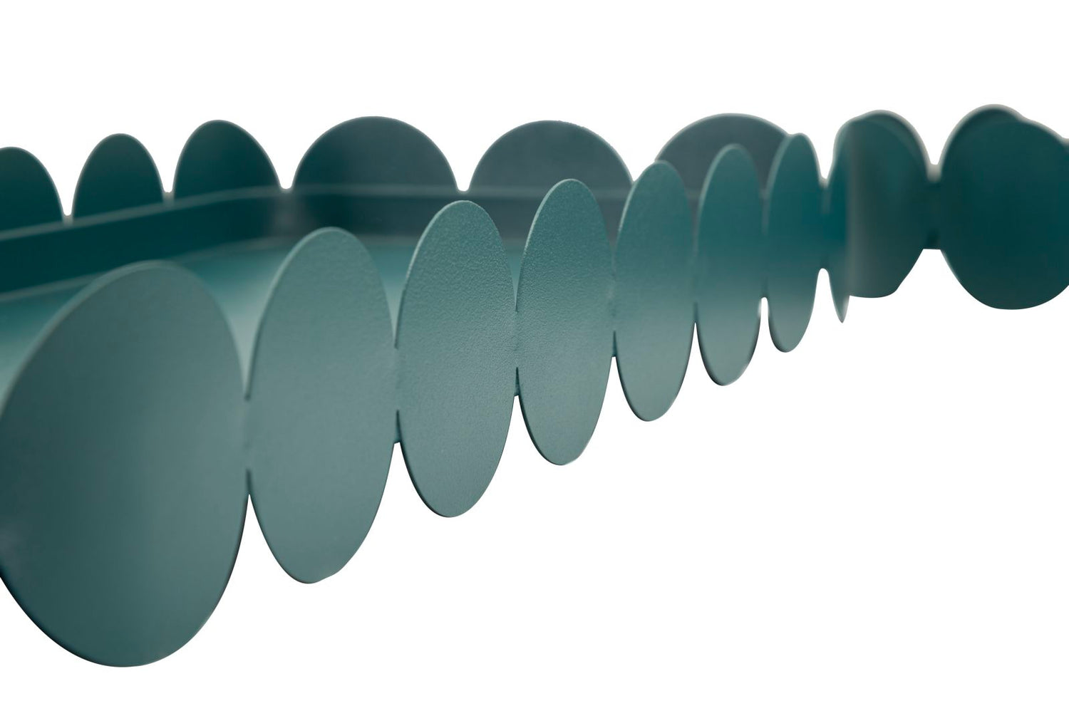 Saturn Dienblad Rechthoekig Teal Set 2 Stuks 4.5x40x16.5 cm