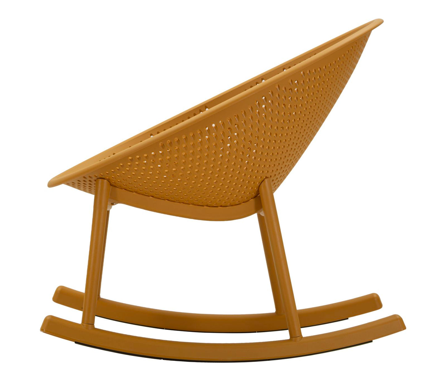 Ibiza Mosterd Schommelstoel 80x66x88 cm