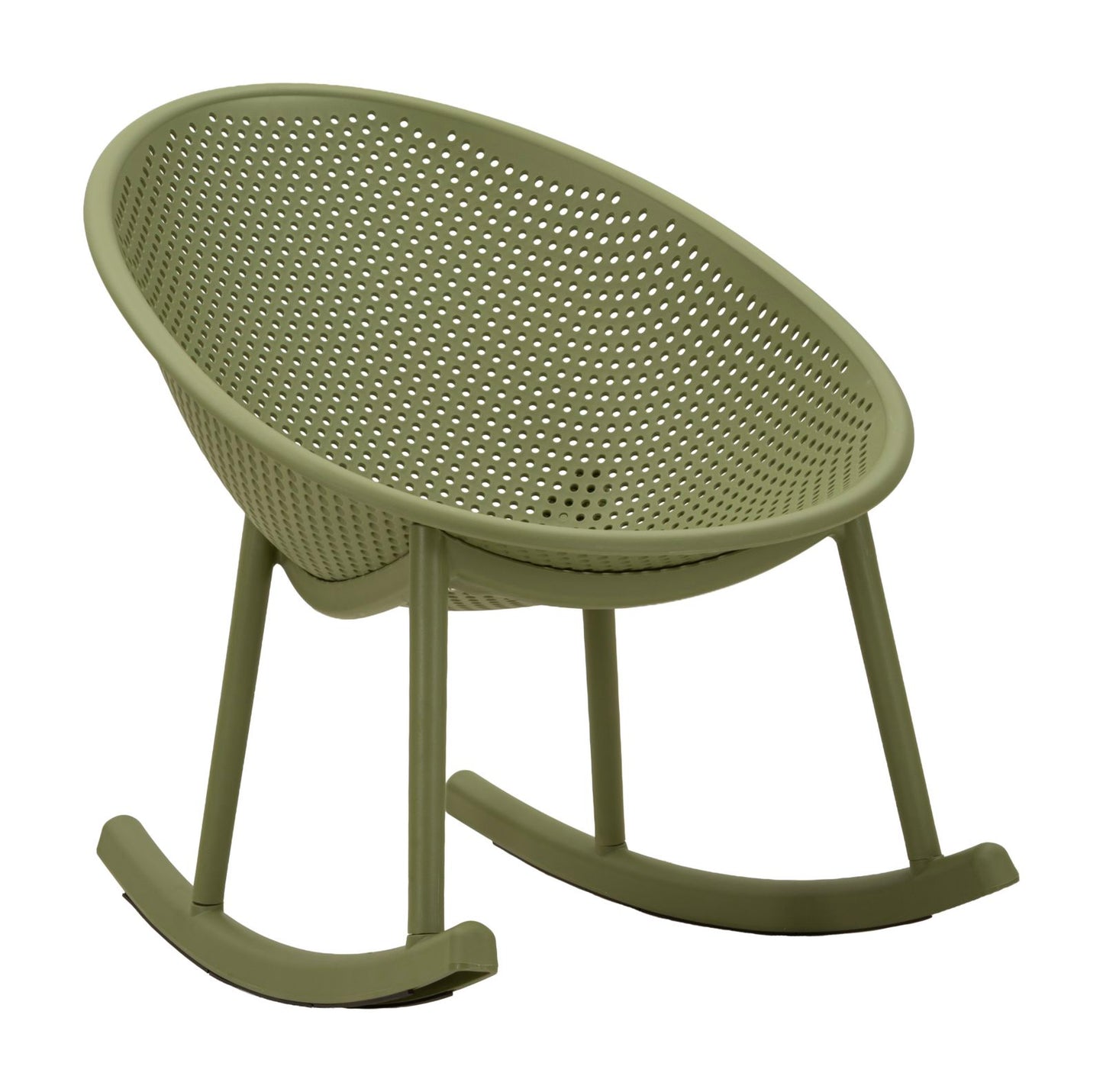 Ibiza Green Schommelstoel 80x66x88 cm