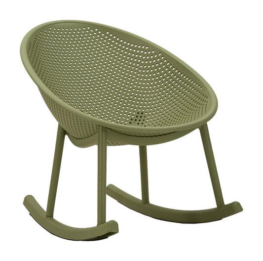 Ibiza Green Schommelstoel 80x66x88 cm