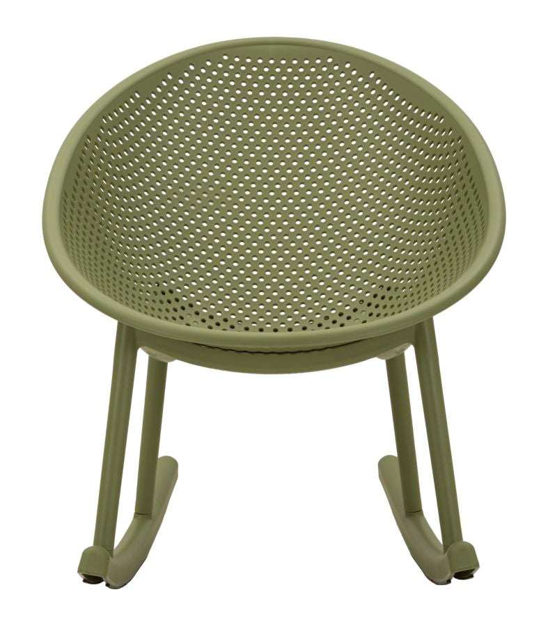 Ibiza Green Schommelstoel 80x66x88 cm