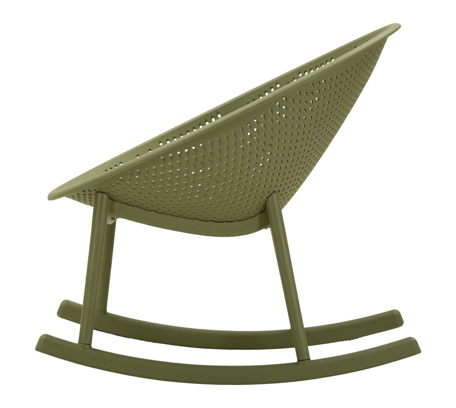 Ibiza Green Schommelstoel 80x66x88 cm