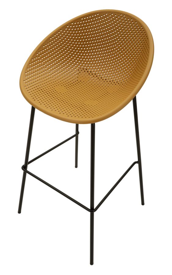 Ibiza Mustard Barkruk Set 2 Stuks 98x50x50 cm
