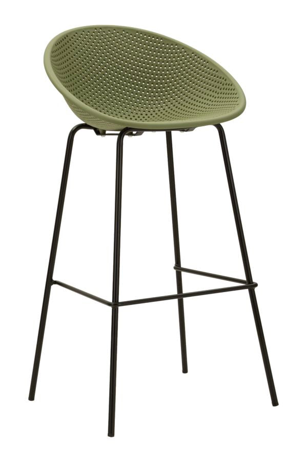 Ibiza Groen Barkruk Set 2 Stuks 98x50x50 cm