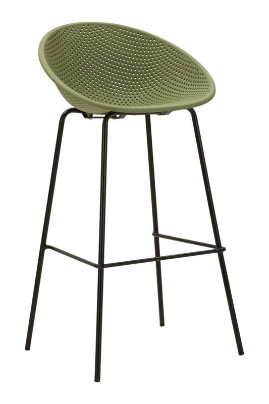 Ibiza Groen Barkruk Set 2 Stuks 98x50x50 cm