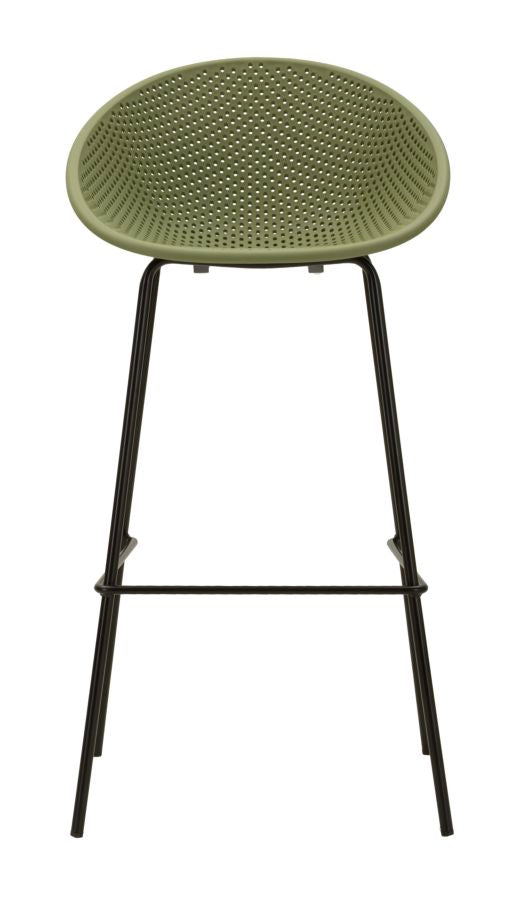 Ibiza Groen Barkruk Set 2 Stuks 98x50x50 cm