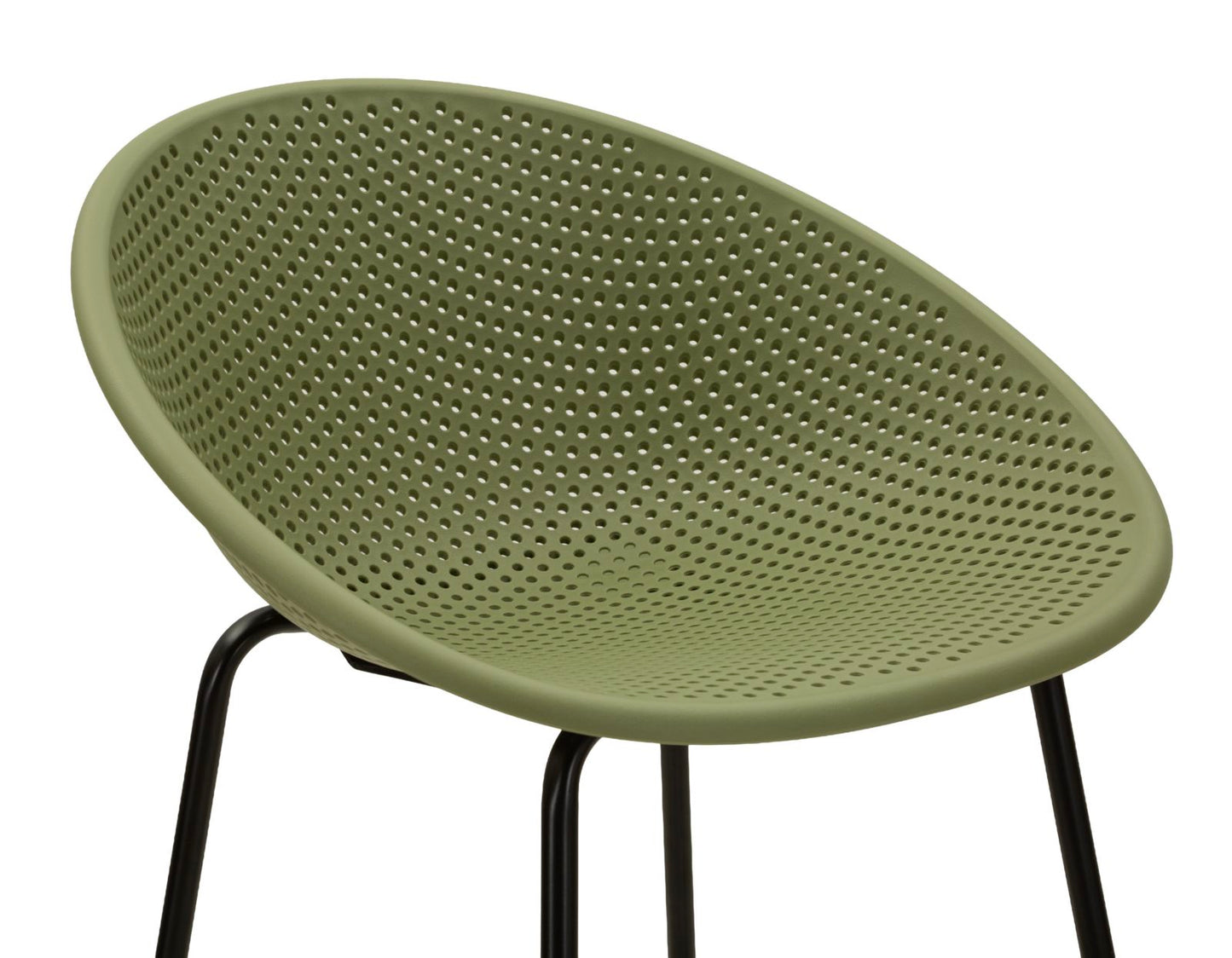 Ibiza Groen Barkruk Set 2 Stuks 98x50x50 cm